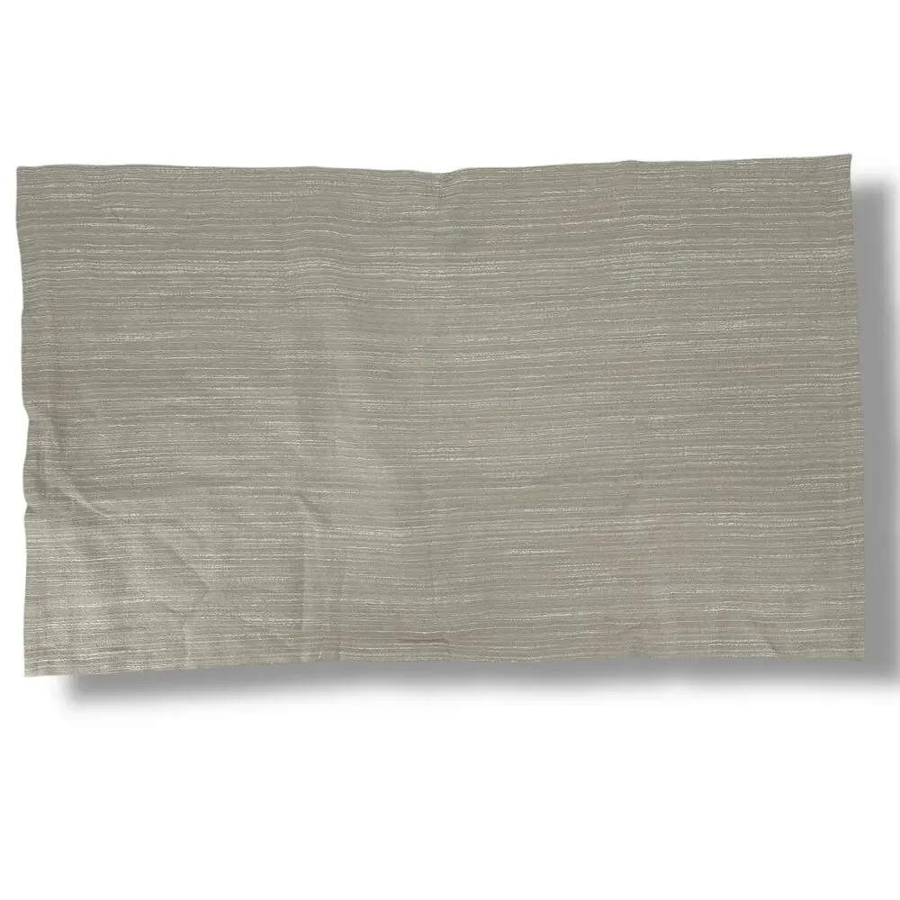 Restoration Hardware Striated Cotton Linen Pillow Sham King Size Sand